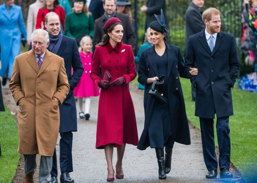 Prince Harry and Meghan Markle Christmas walk