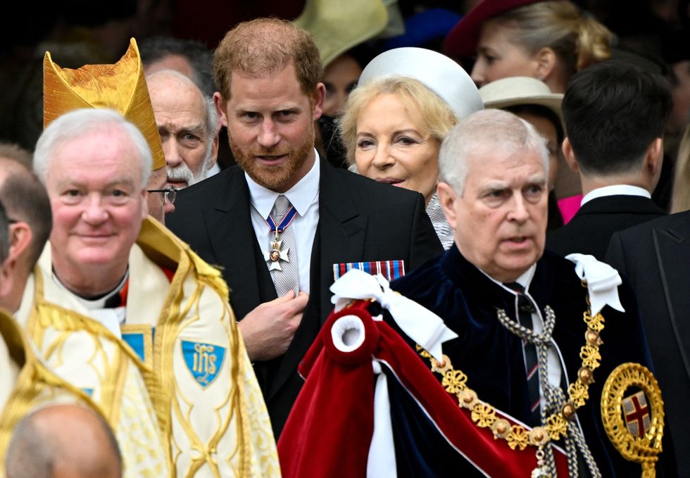 Prince Harry and Prince Andrew