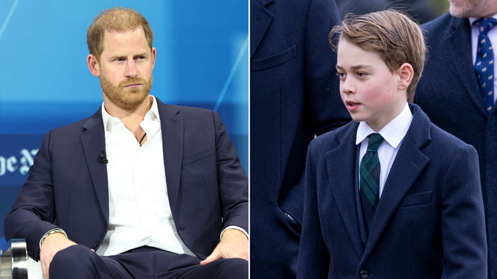 Prince Harry and Prince Louis