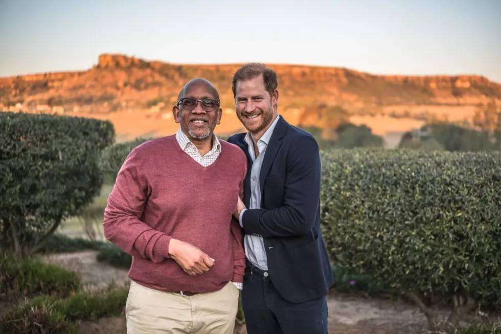 Prince Harry and Prince Seeiso