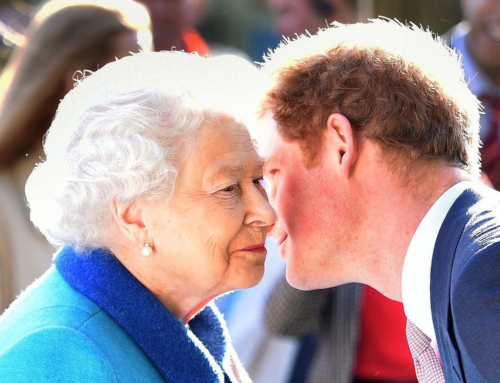 Prince Harry and the Queen