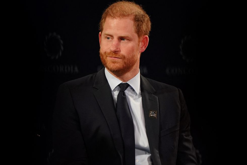 Prince Harry at a Diana award event