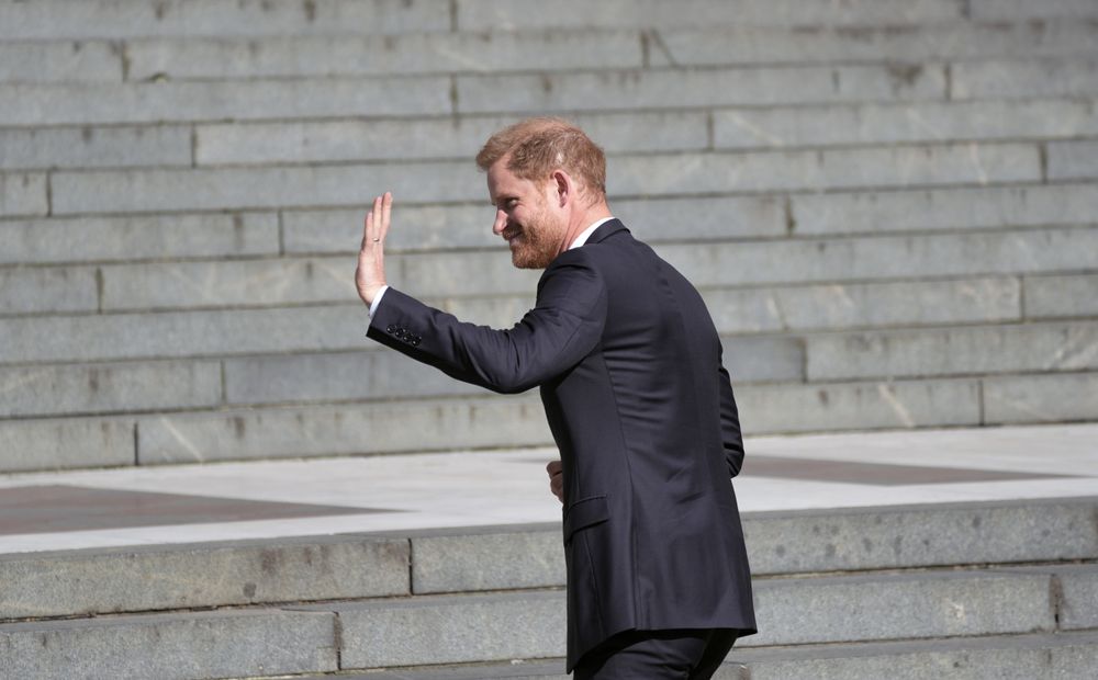 Prince Harry at St Paul's Cathedral