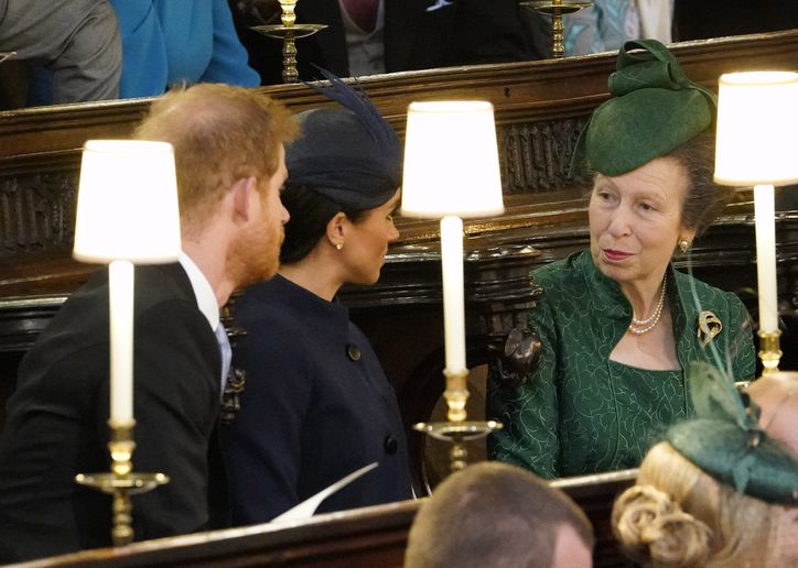 Prince Harry, Meghan and Princess Anne