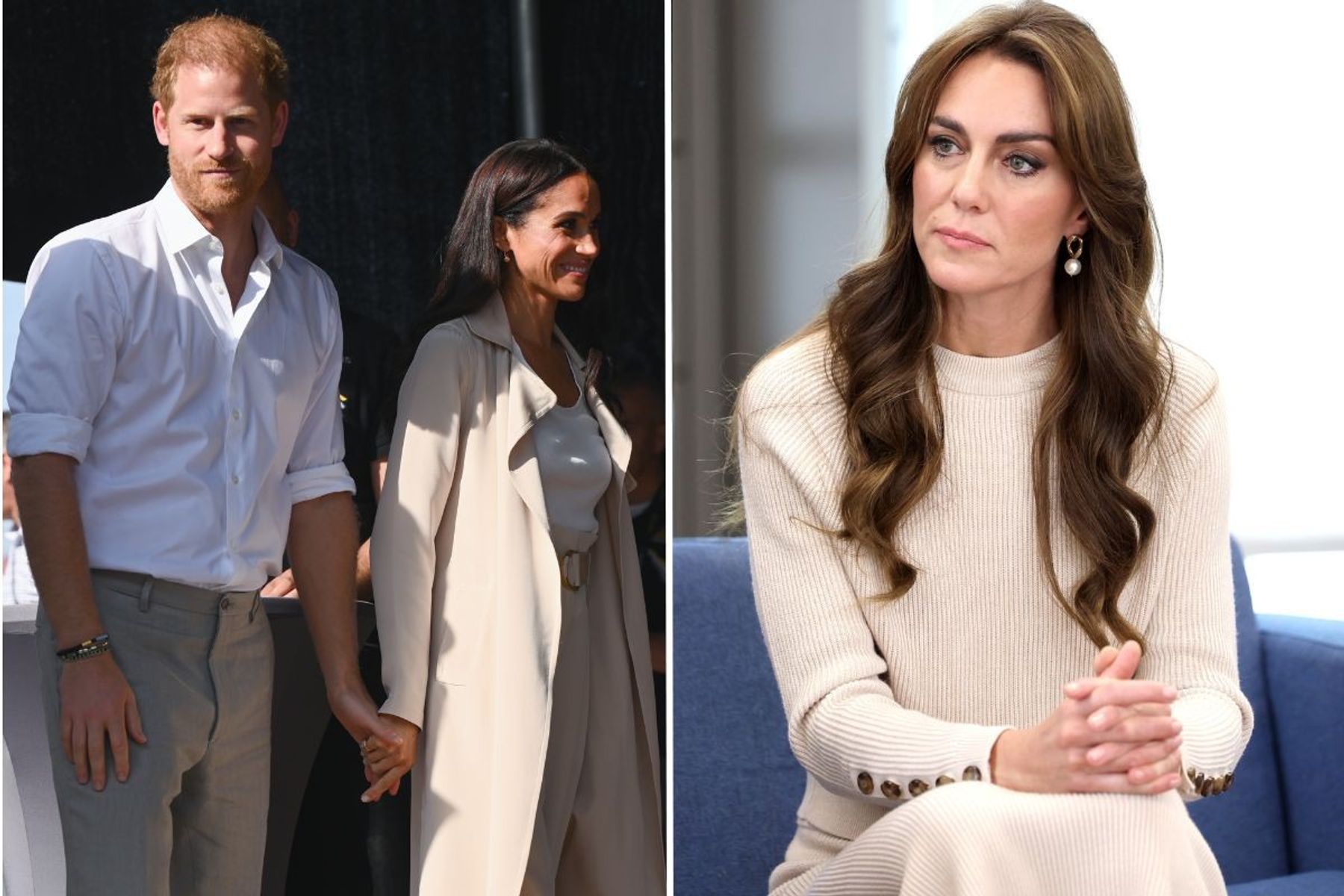 Prince Harry, Meghan Markle and Princess Kate