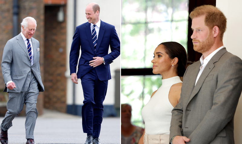 Prince Harry, Meghan Markle, King Charles and Prince William