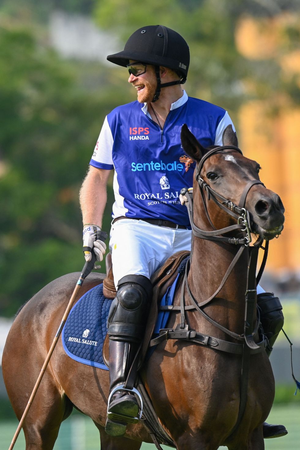 Prince Harry playing Polo