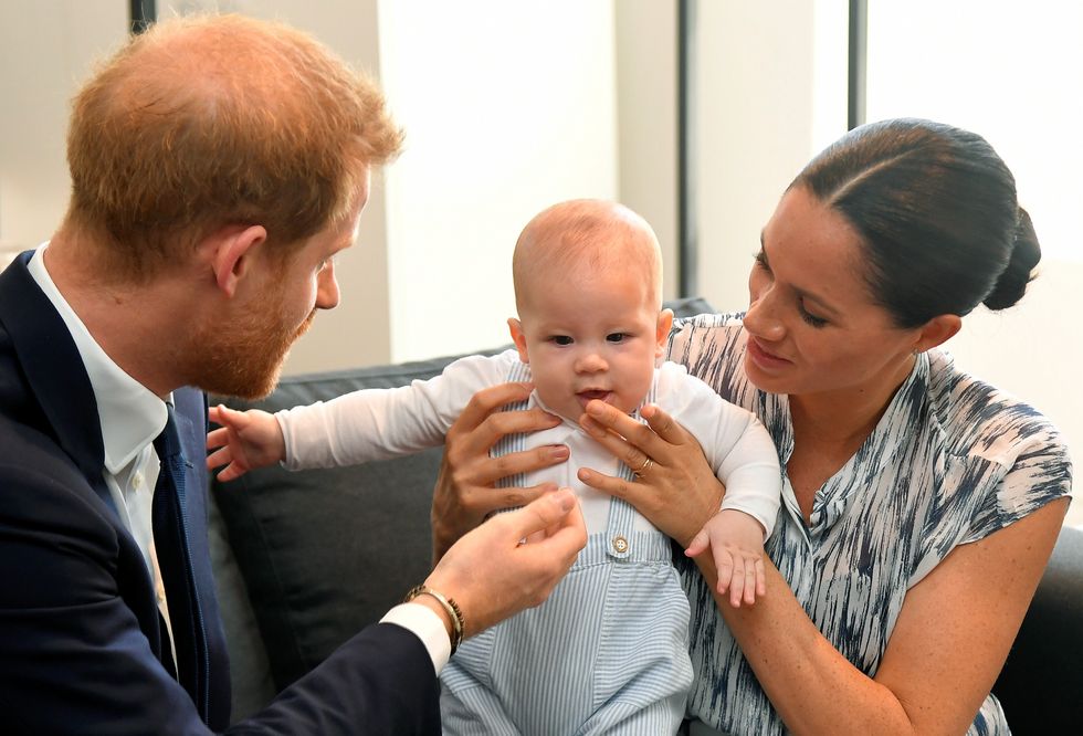 Prince Harry, Prince Archie and Meghan Markle