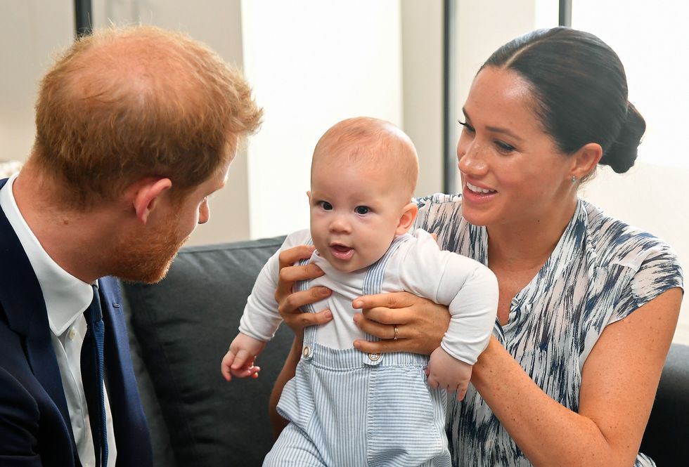 Prince Harry, Prince Archie, Meghan Markle