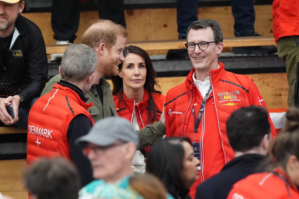 Prince Harry, Princess Marie and Prince Joachim