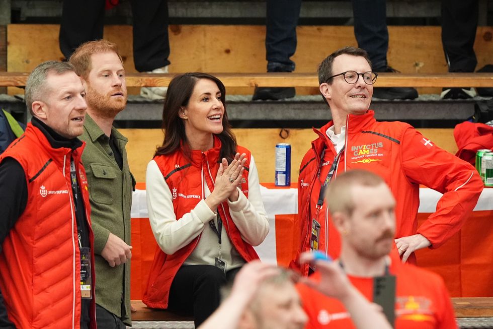 Prince Harry, Princess Marie and Prince Joachim