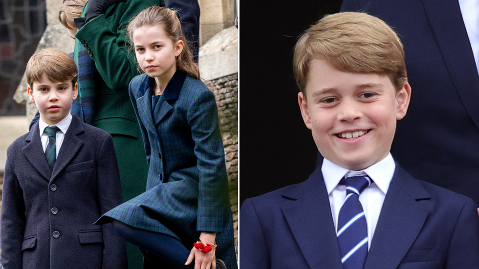 Prince Louis, Princess Charlotte and Prince George