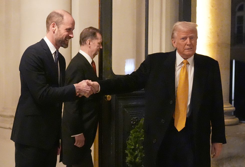 Prince William and Donald Trump