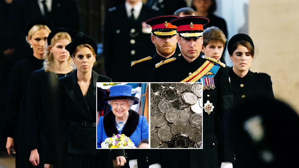 Prince William and Harry, Peter Phillips, Zara Tindall, Princesses Beatrice and Eugenie, Lady Louise Windsor and James, Earl of Wessex.