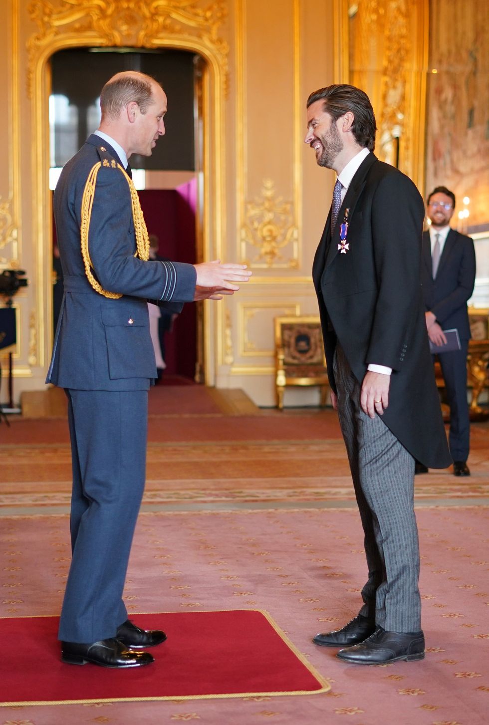 Prince William and Jason Knauf