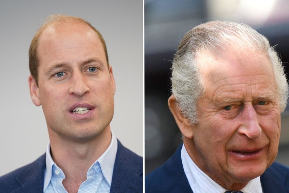 Prince William and King Charles