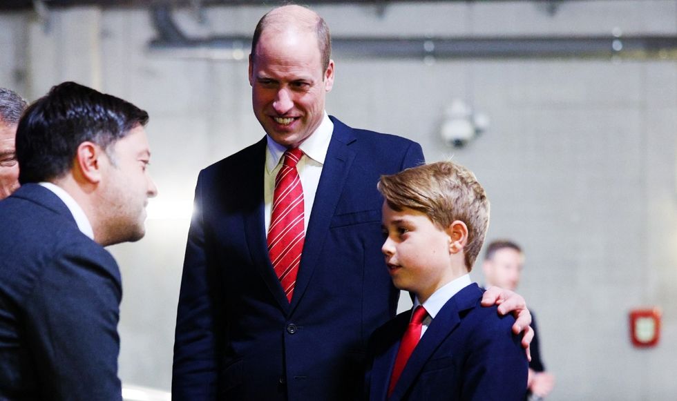 Prince William and Prince George