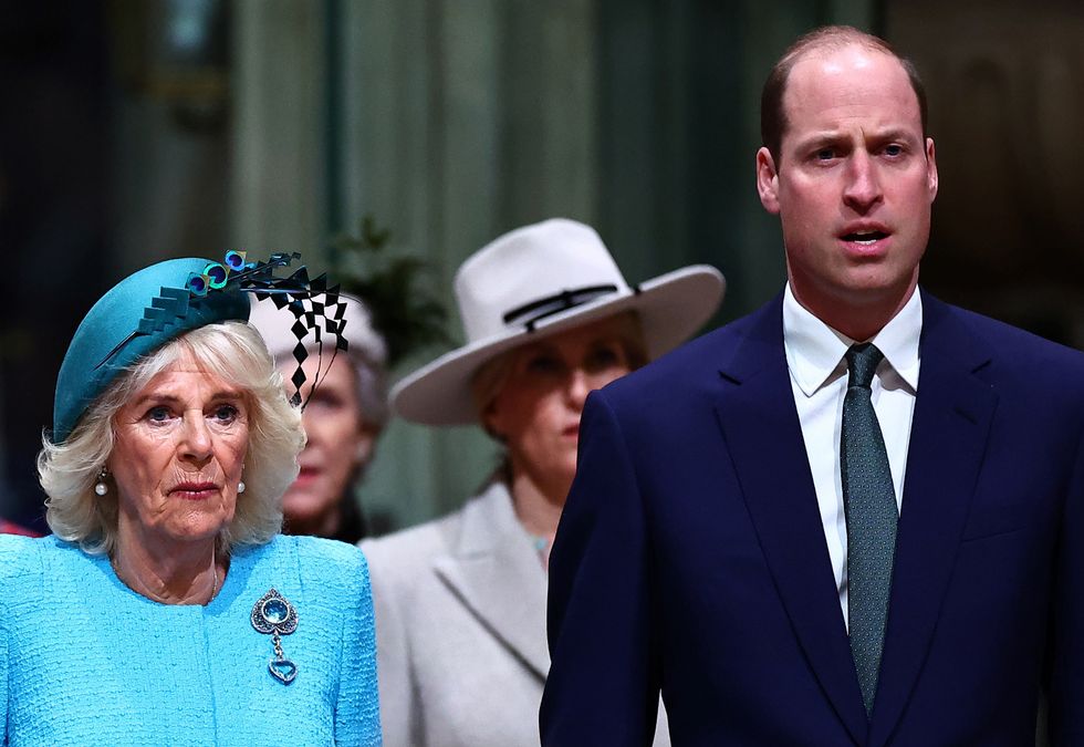 Prince William and Queen Camilla