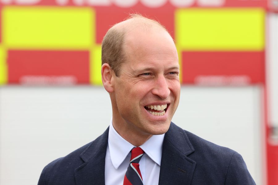 Prince William at an RAF base in Anglesey