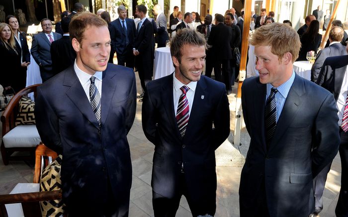 Prince William, David Beckham and Prince Harry