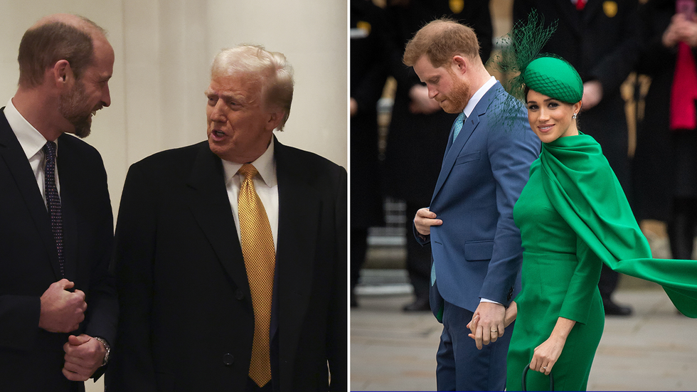 Prince William, Donald Trump, Prince Harry and Meghan Markle