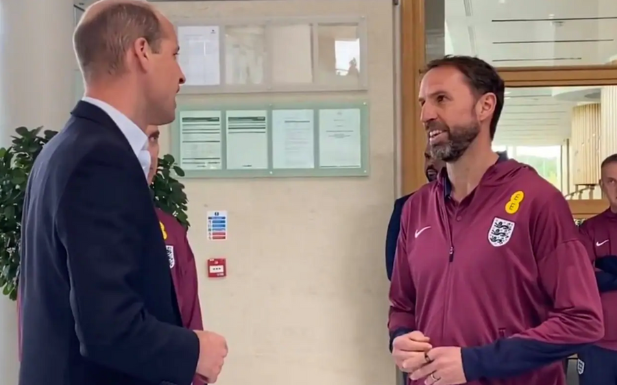 Prince William, Gareth Southgate