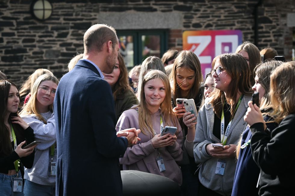 Prince William in Cornwall