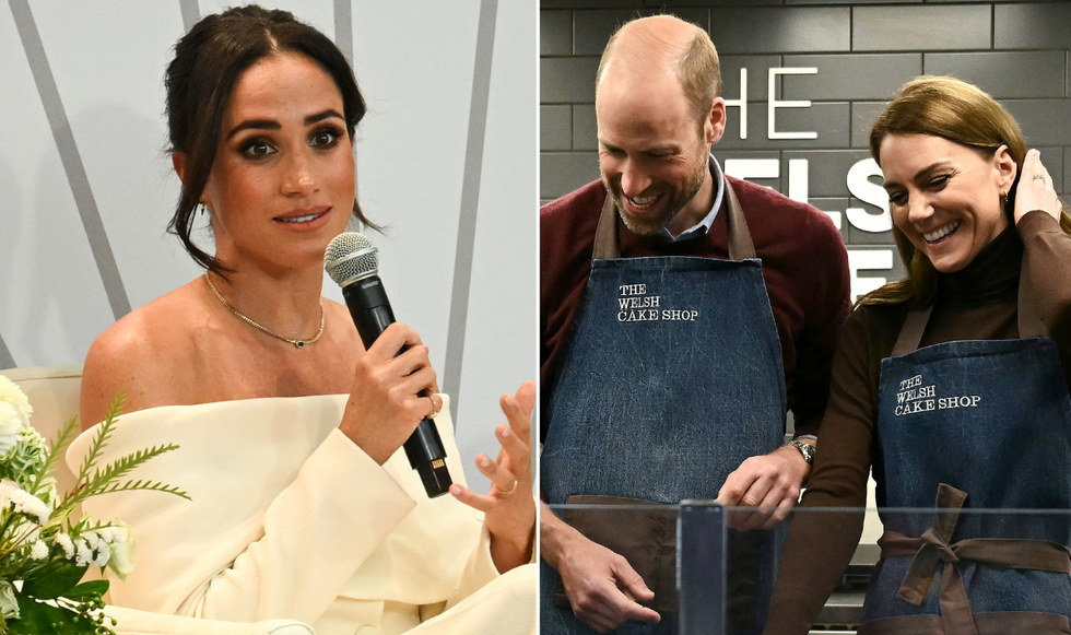 Prince William, Princess Kate and Meghan Markle