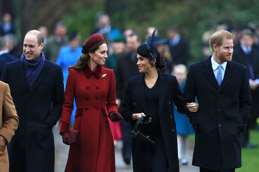 Prince William, Princess Kate, Meghan and Harry