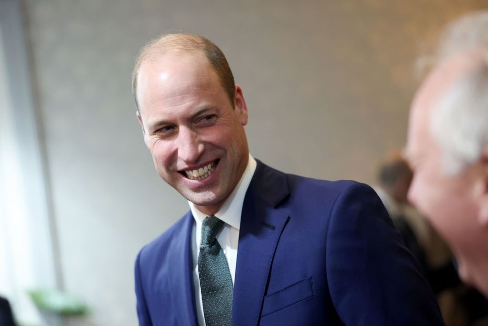 Prince William smiling