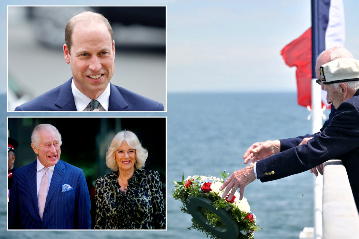 Prince William/The King and Queen/Veterans at Portsmouth ahead of the 80th anniversary 