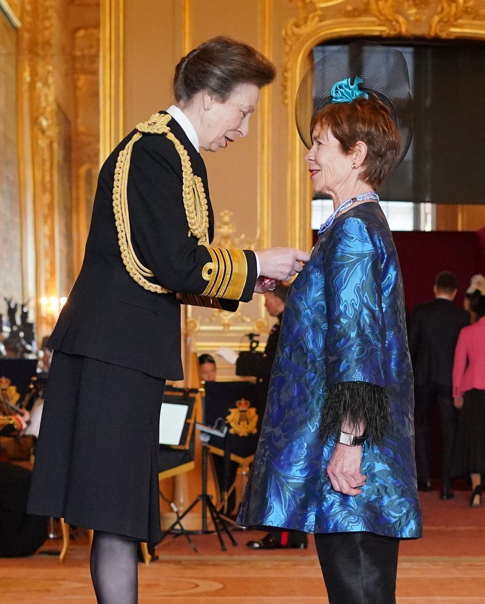 Princess Anne and Celia Imrie