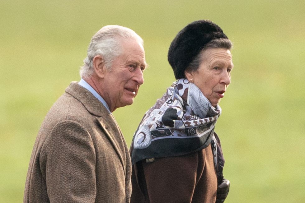 Princess Anne and King Charles