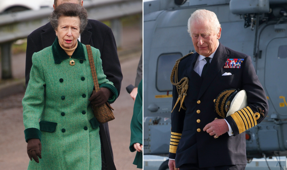 Princess Anne and King Charles