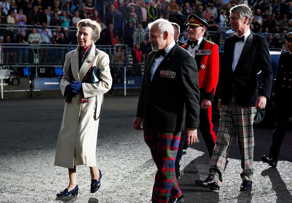 Princess Anne and Timothy Laurence