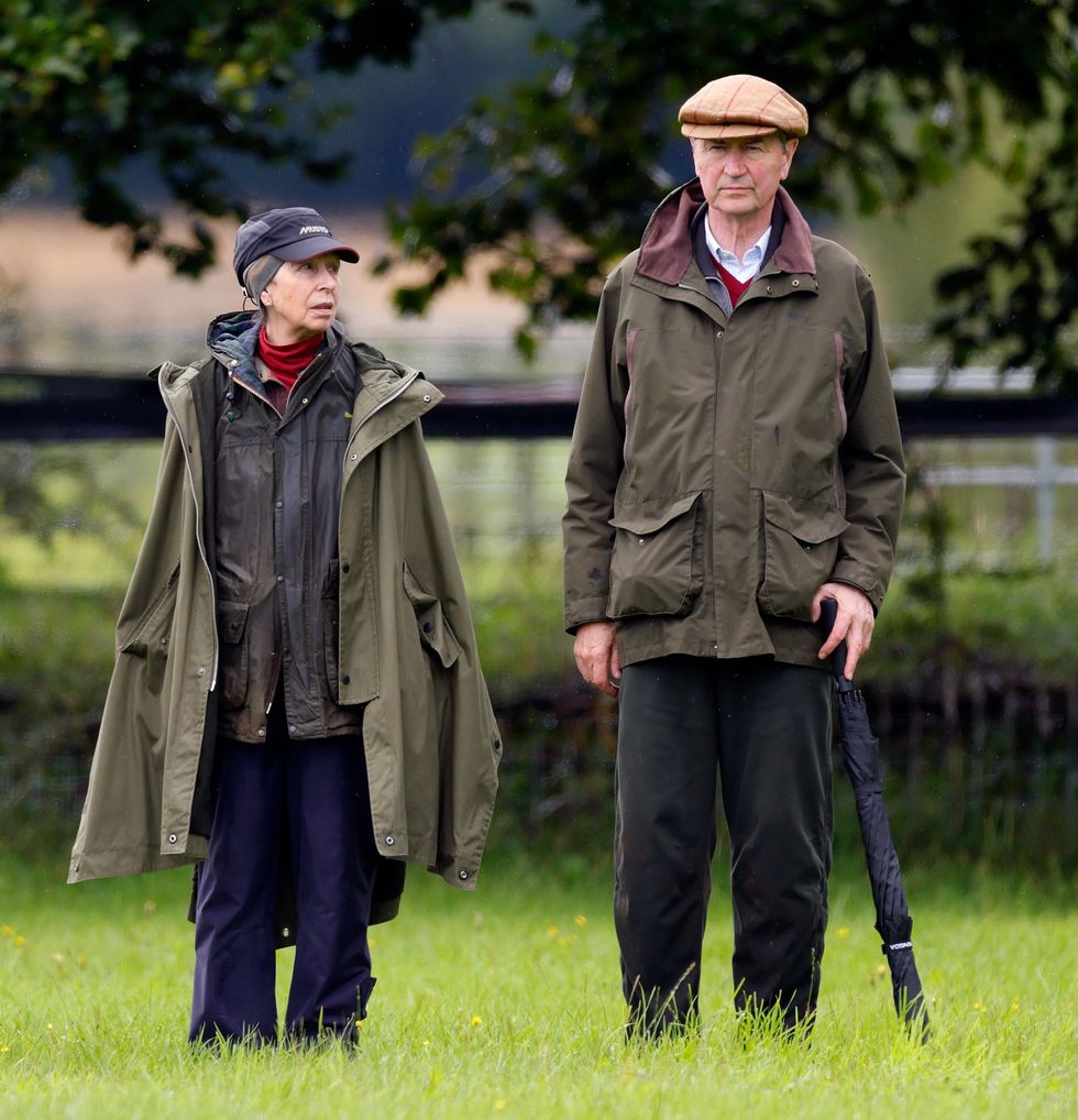 Princess Anne and Timothy Laurence