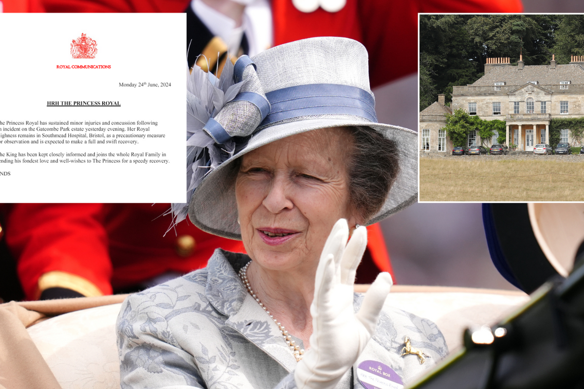 Princess Anne/Buckingham Palace statement/Gatcombe Park