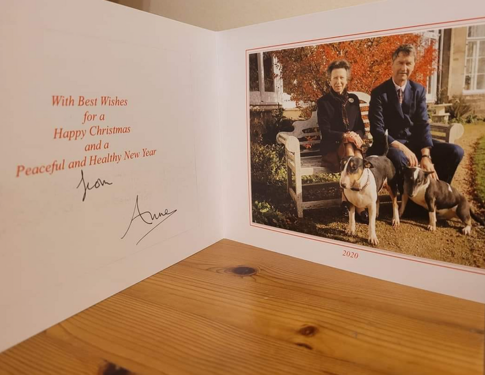 Princess Anne Christmas card