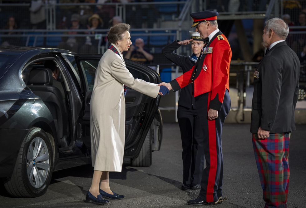 Princess Anne in Edinburgh