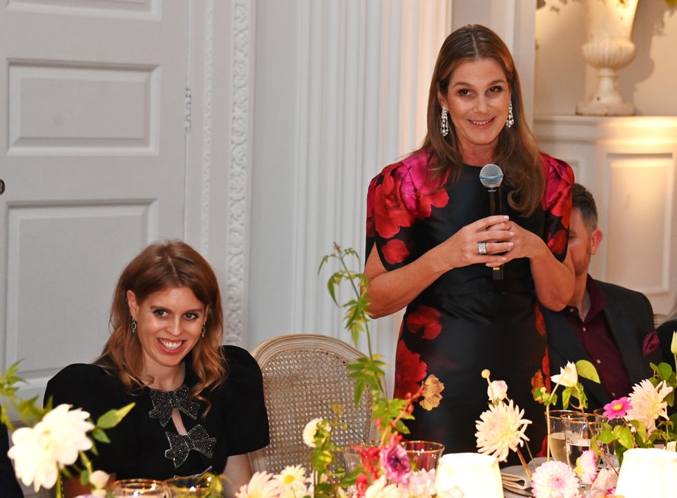 Princess Beatrice and Aerin Lauder