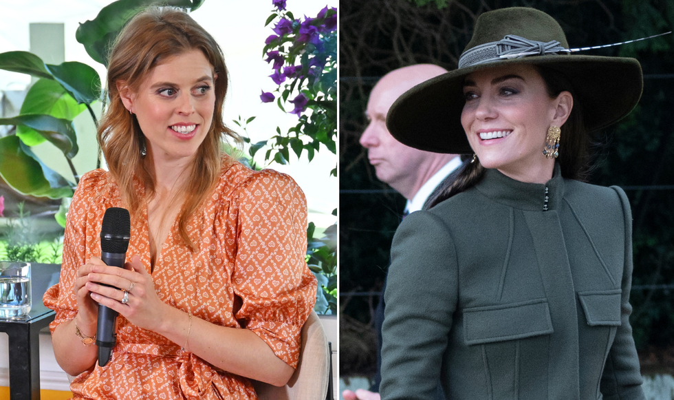 Princess Beatrice and Kate Middleton