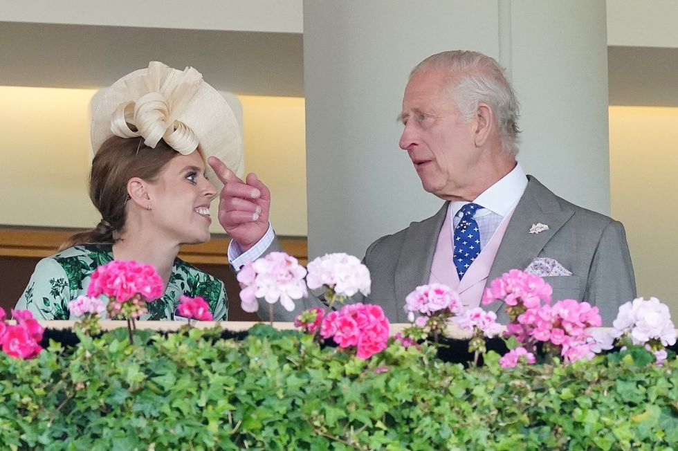 Princess Beatrice and King Charles