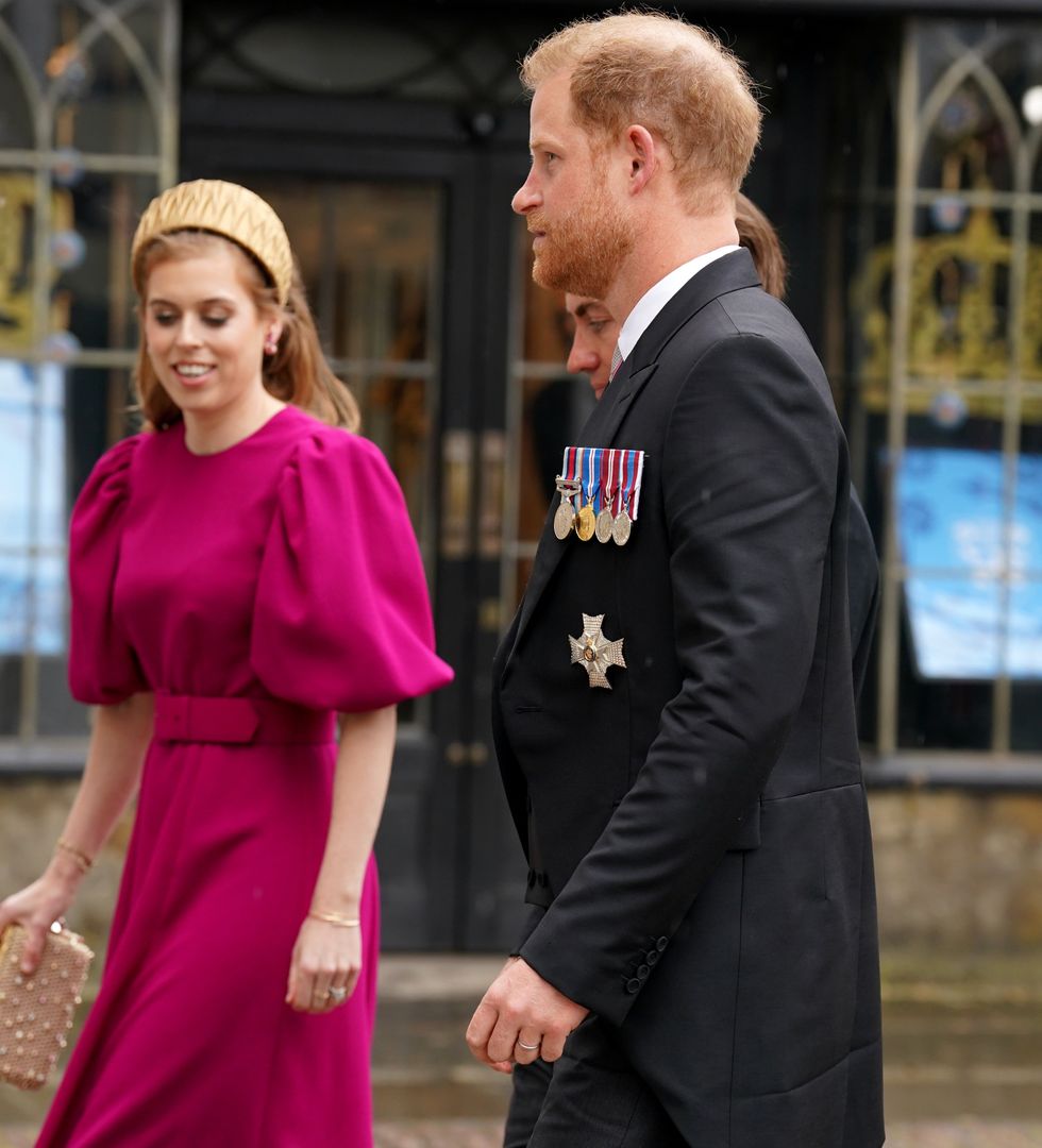 Princess Beatrice and Prince Harry