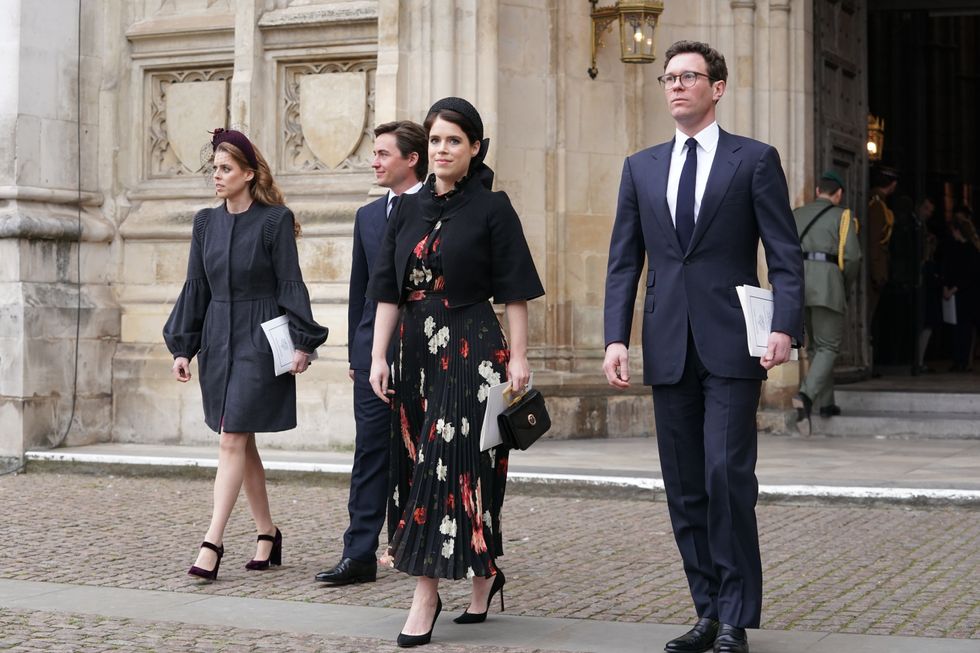 Princess Beatrice, Edoardo Mapelli Mozzi, Jack Brooksbank, Princess Eugenie