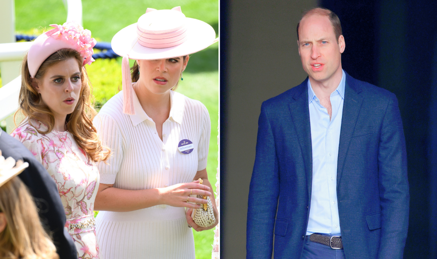 Princess Beatrice, Princess Eugenie and Prince William