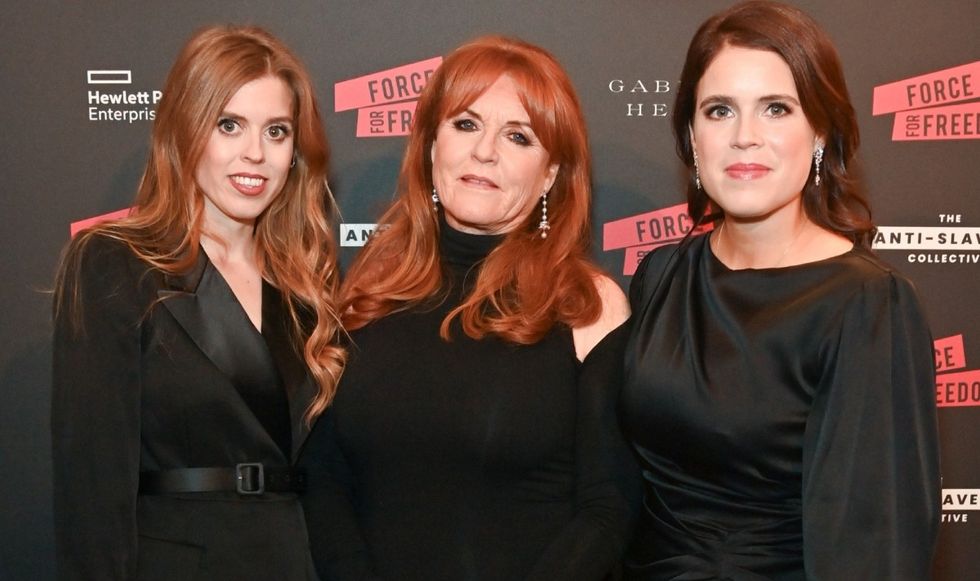 Princess Beatrice, Sarah Ferguson, Princess Eugenie