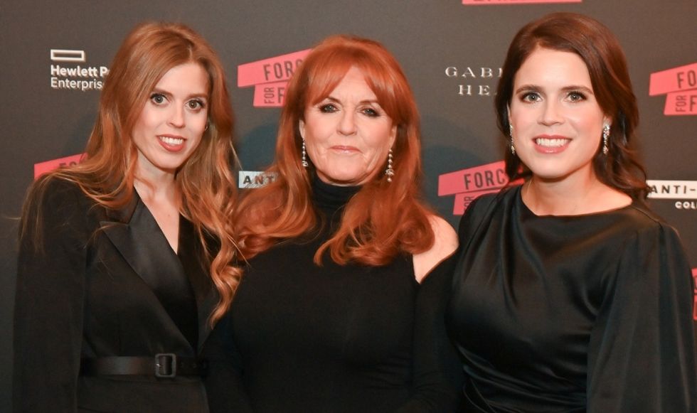 Princess Beatrice, Sarah Ferguson, Princess Eugenie