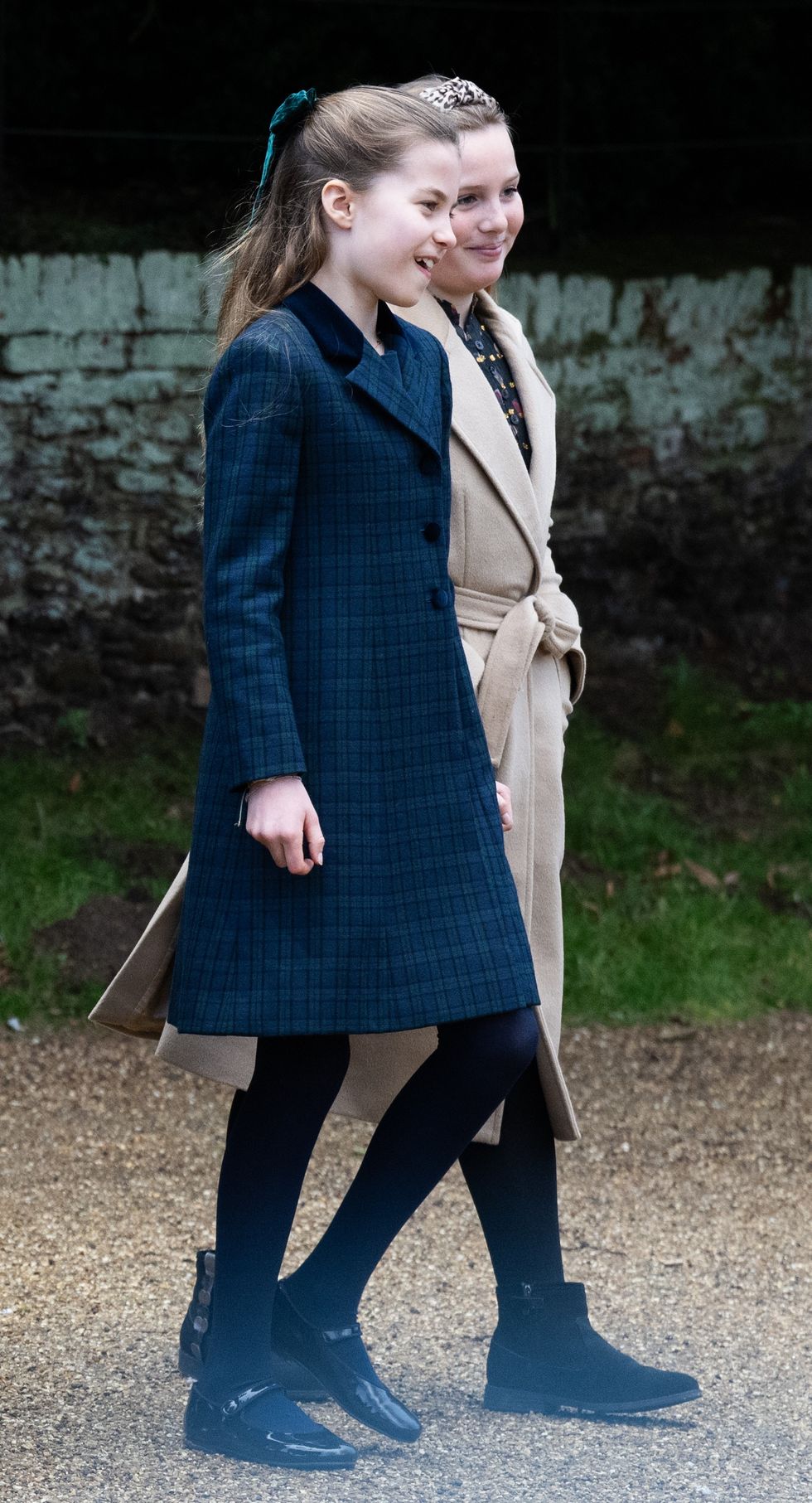 Princess Charlotte and Mia Tindall