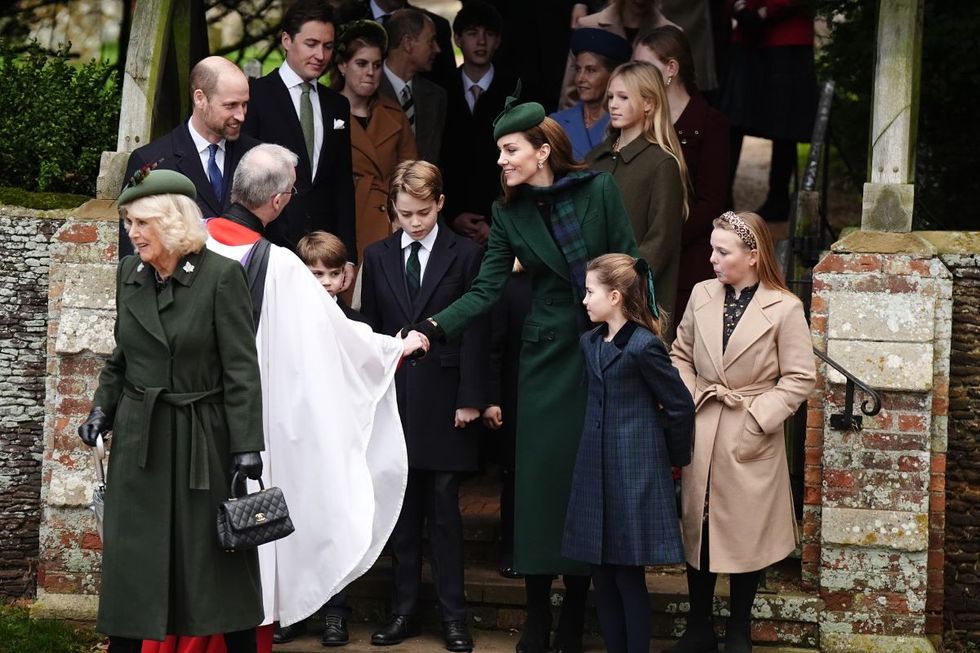 Princess Charlotte and Mia Tindall