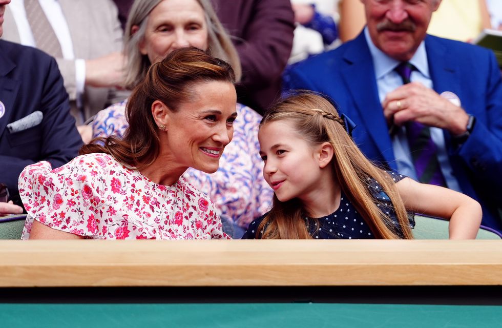 Princess Charlotte and Pippa Middleton